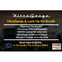 UltraGauge Lockup Kit Bundle Pajero/Challenger/Triton