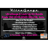 UltraGauge Lockup Kit Bundle Prado 150 2015-2020 GDJ 2.8L Auto