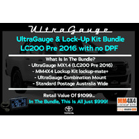 UltraGauge Lockup Kit Bundle LC200 Pre 2016 (Non DPF)