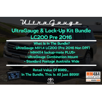 UltraGauge Lockup Kit Bundle LC200 Pre 2016 (Non DPF)