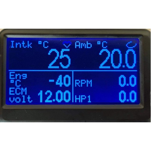 UltraGauge EM & MX 1.4 Screen Colour - Blue