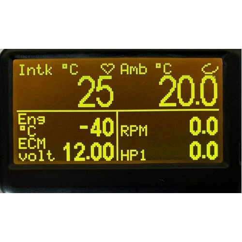 UltraGauge EM & MX 1.4 Screen Colour - Yellow
